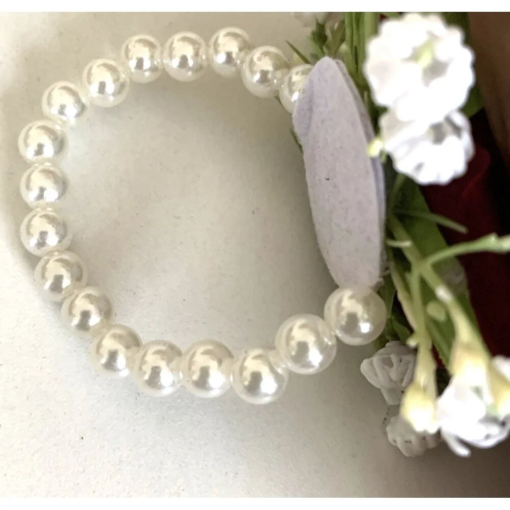 Handmade floral wrist